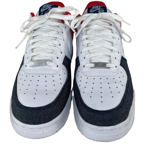 Nike Air Force 1 '07 LX USA Denim Sz 9.5 - Picture 2 of 14